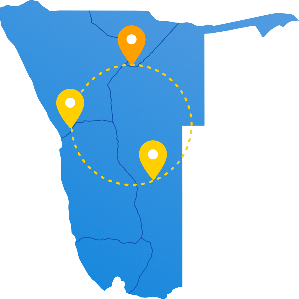 Faviroute - Route Planner for Namibia